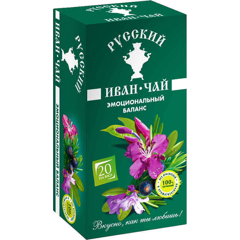 Русский Иван-чай "Эмоциональный баланс", 20 фильтр-пакетов