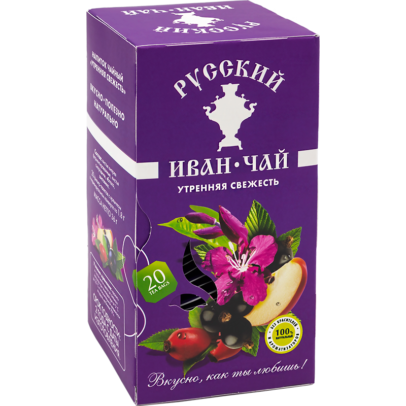 Иван-чай "Утренняя свежесть", 20 пакетиков в конвертах