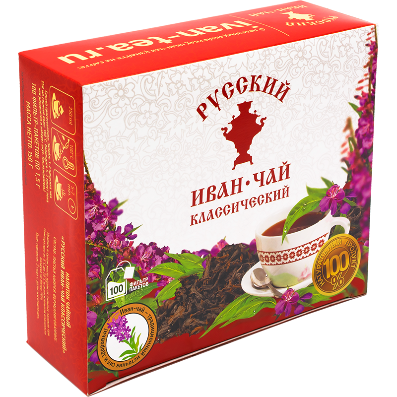 Русский Иван-чай Классический 100 пакетиков